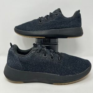 Allbirds Wool Runner Fluff Women's Size 9 Casual Sneakers Black Walking Shoes